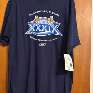 Reebok Men's Navy Super Bowl Tee collectible 2006